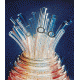Nalge Nunc 180 Clear PVC Vacuum Tubing, NALGENE 8000-1210 3.05 m (10'') Coil Length