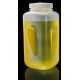 Nalge Nunc Large Square Bottle, Polypropylene, Wide Mouth, NALGENE 2122-0010 Bottle Wm Square 1 Gal, Each