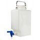 Nalge Nunc Rectangular Carboys with Spigot and Handle, High-Density Polyethylene, NALGENE 2320-0020, Case