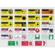 National Marker Sign Emergency Show Rgd Plstc SA-116-R