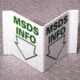 National Marker Sign Visi Msds INFO. VS-23-W