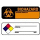 National Marker WRTE-ON HAZ.LAB.(BIO-HAZ)RL500 WOL-5