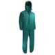 Onguard Chemtex Coveralls w/Attached Hood and Inner Cuffs, Green, Medium, 71022MD00