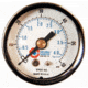 Coilhose Pneumatics 2in 0-100psi Chrome Casegauge 166-GB14100, Unit EA