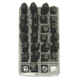 C.H. Hanson 1/4in Round Face Letter Set Fu 337-25900, Unit PK