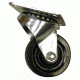 EZ Roll 3in Hard Rubber Swivel W/brake 5011122786, Unit EA