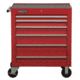 Proto 34in Roller Cabinet 6 Drws Red 577-453441-6RD, Unit EA