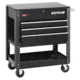 Waterloo 4 Drawer Metal Utility Cart Bl 797-UC410BK, Unit EA