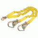 DBI-SALA 6ft ShockWave2 100% Shock Absorbing Lanyard, Yellow, Each 098-1244412