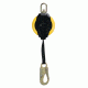 MSA Steel Carabiner 12ft With 1in 454-10093350, Unit EA