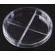 Parter Medical Petri Dishes, Segmented, Sterile 3573 Stackable For Automation Dishes Y-Plate