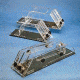 Plas-Labs Rabbit Restrainer 6x24x5in 501-TC, Unit EA