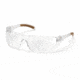 Pyramex Billings Safety Glasses, Clear Lens w/ Clear Temples CH110S