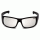 Pyramex Furix Safety Glasses, Black Frame, Indoor/Outdoor Mirror Anti-Fog Lenses, SB8580DT