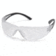 Pyramex Cortez Safety Glasses - Clear Lens, Black Temples Frame SB3610S