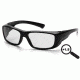 Pyramex Emerge Safety Glasses, Black Frame/Clear +1.5 Lens SB7910D15