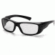 Pyramex Emerge Safety Glasses, Black Frame/Clear Lens SB7910DRX