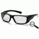 Pyramex Emerge Safety Glasses, Black Frame/Cler +2.0 Lens SB7910D20