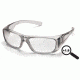 Pyramex Emerge Safety Glasses, Gray Frame/Clear +1.5 Lens SG7910D15