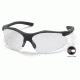 Pyramex Fortress Safety Glasses - Clear Anti-fog Lens, Black Frame SB3710DT