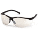 Pyramex Gravex Safety Glasses w/Indoor-Outdoor Mirror Lens, Black SB8980S