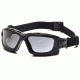 Pyramex I-Force Safety Glasses, Black Frame & Gray Anti-Fog Lens SB7020SDT, EDEMO1
