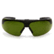 Pyramex Onix Plus Safety Glasses - Clear Anti-Fog Bottom Lens/ 3.0 IR Filter Flip Lens Lens, Black Frame SB4960STP