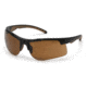 Pyramex Rockwood Safety Glasses, Sandstone Bronze Anti-fog Lens w/ Black Frame CHB718DTCS