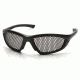 Trifecta Mesh Lens Safety Glasses, Black