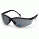 Pyramex V2 Readers Glasses - Gray + 2.5 Lens, Black Frame SB1820R25