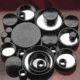 Qorpak Black Phenolic Screw Caps, Pulp/Tinfoil Liner, Qorpak 5118/12
