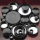 Qorpak Black Phenolic Screw Caps, Pulp/Tinfoil Liner, Qorpak 5133/12