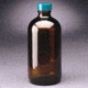Qorpak Boston Round Bottles, Amber, Narrow Mouth, Qorpak 7719A With Tinfoil-Lined Black Phenolic Cap