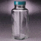 Qorpak French Square Bottles, Wide Mouth, Qorpak 7703 With Pulp/Vinyl-Lined Black Phenolic Cap