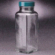 Qorpak French Square Bottles, Wide Mouth, Qorpak 7703B With Polyseal-Lined Black Phenolic Cap
