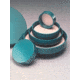 Qorpak Green Thermoset Screw Caps, Fluoropolymer Resin Liner, Qorpak 5217/12