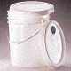 Qorpak Pails and Lids, High-Density Polyethylene, Qorpak 7010 Lids Plain