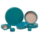 Qorpak Green Thermoset Screw Caps, Fluoropolymer Resin Liner, Qorpak 5215/12, Pack of 12