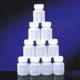Qorpak Round Bottles, High-Density Polyethylene, Wide Mouth 7356G