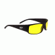 Radians 101  Black Full Frame - Amber Anti-Fog Lens, Matte Black, One Size MP101-41C
