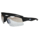 Radians M&amp;P MP104 Shooting Glasses Indoor-Outdoor Lens Black Half Frame Rubberized With Zippered Case