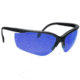 Remington T-72 Safety Glasses, Black Frame, Blue Lens - T72-BC