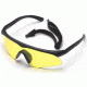 Revision Eyewear Sawfly Eyeshield Basic Kit, Frame Color: Black, Lens Color: Yellow