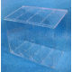 S-Curve Technologies Dispenser 4 Slot-lid Acrylic MCD-4000, Unit EA