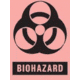Timemed Tape Label Biohazard Red PK500 BH-405