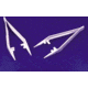 Tradewinds Forceps N/S Disp Pointed PK100 DF8988P