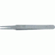 Uni-Fit Tweezers, Flat, Round Point, Uni-Fit 2A-SA Tweezer 4.75IN Flat Rounded, Each