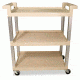 United Stationers Cart Utility 3 In Dia Bge RCP9T6571BG, Unit EA