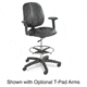 United Stationers Chair Extended Height Bk SAF7084BL, Unit EA