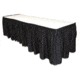 United Stationers Cover Tableskirt Linen Bk TBLLS2914BK, Unit EA